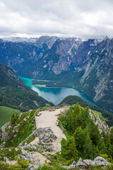 View on K&ouml;nigssee - Beautiful Mountain View - Magical Scenery