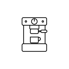 coffee machine icon, coffee vector, drink illustration