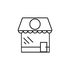store icon, shopping vector, shop illustration