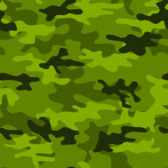 Hunting print for printing. Fishing camouflage. Vector. Military pattern