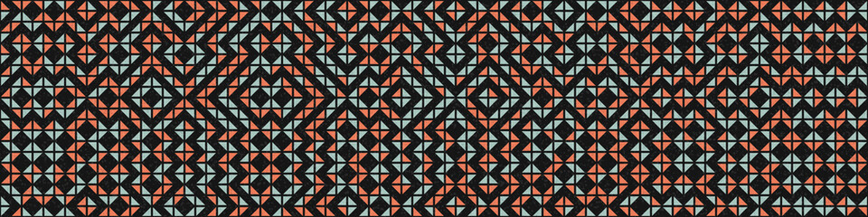 Abstract Geometric Pattern generative computational art illustration