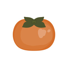 柿のシンプルなベクターイラスト