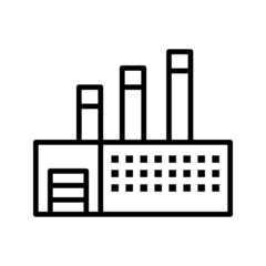 Factory icon vector set. productions  illustration sign collection. manufacture symbol. industry logo.
