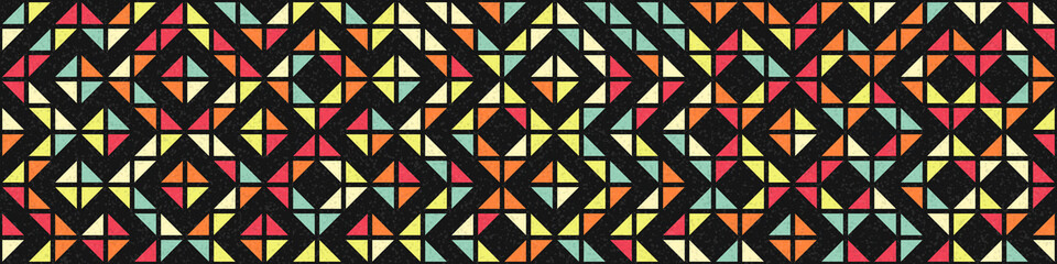Fototapeta premium Abstract Geometric Pattern generative computational art illustration