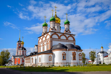 Fototapeta na wymiar Varnitsky Orthodox Monastery building in Rostov