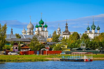 Beautiful scenery of Rostov old town