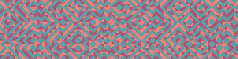 Abstract Geometric Pattern generative computational art illustration