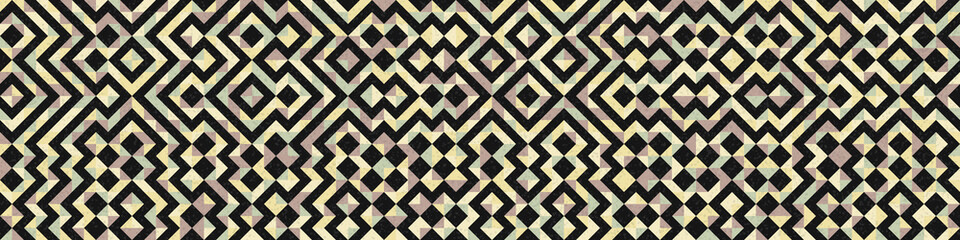 Abstract Geometric Pattern generative computational art illustration