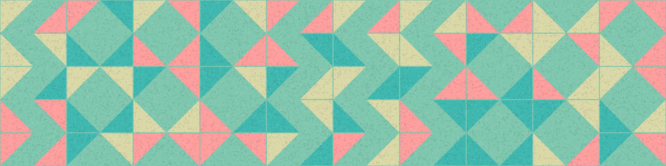 Abstract Geometric Pattern generative computational art illustration