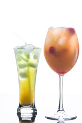 Summer refreshment cocktails at studio