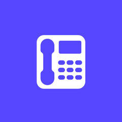 voip phone icon, ip telephony vector