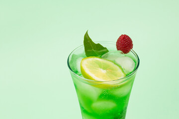Summer refreshment cocktails at studio