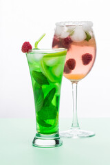 Summer refreshment cocktails at studio