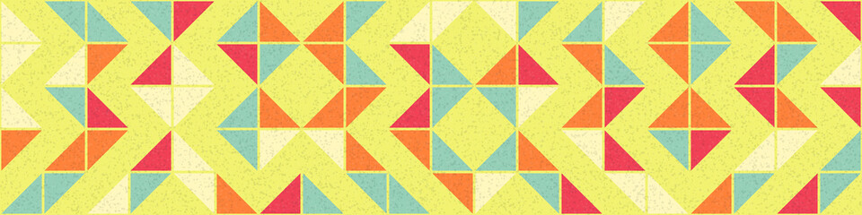 Abstract Geometric Pattern generative computational art illustration