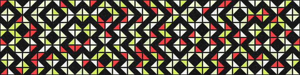 Abstract Geometric Pattern generative computational art illustration