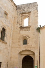 Fototapeta na wymiar Lecce Puglia streets buildings