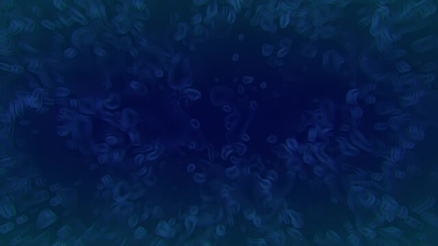 Organic Blue Cells Loop Biochemistry R Animation Background