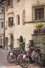 village of Brunico in Italy