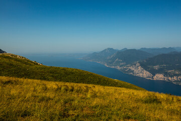 Aussicht vom Monte Baldo auf den Gardasee