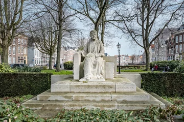 Foto op Canvas Emma monument (1934)  Middelburg, Zeeland province, The Netherlands © Holland-PhotostockNL