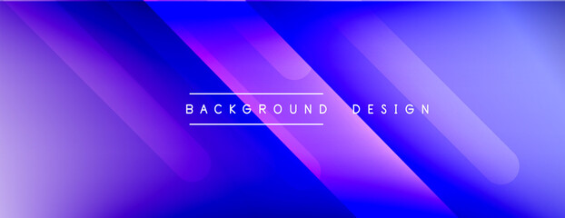 Dynamic lines abstract background. 3D shadow effects and fluid gradients. Modern overlapping forms