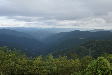 日本の山のとても美しい風景