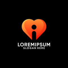 love human logo template. alphabet symbol icon illustration