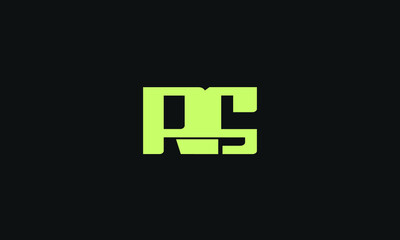 Obraz premium Alphabet letters Initials Monogram logo SA, AS, S and A