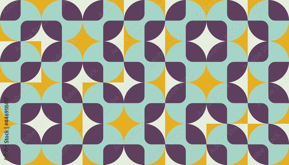 Poster repetitive abstract vector pattern design