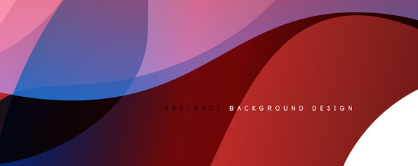 Trendy simple fluid color gradient abstract background with dynamic wave line effect. Vector Illustration For Wallpaper, Banner, Background, Card, Book Illustration, landing page