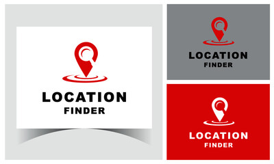 Location Finder Logo Design Template.