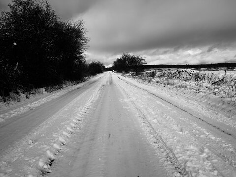 snowy winter road © seb
