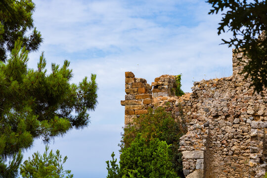 Syedra ancient city ruins in Alanya Antalya Turkey