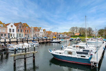 Fototapeta na wymiar Port of Veere, Zeeland province, The Netherlands