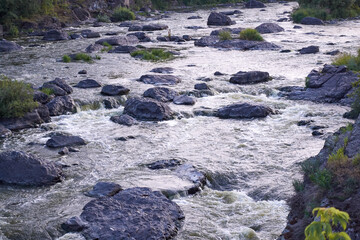 The Revun threshold in the Urals in the Sverdlovsk region, near the city of Kamensk-Uralsky....