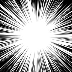 White Explode Flash, Cartoon Explosion, Star Burst