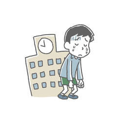 学校が嫌いな男の子