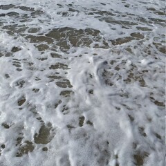 waves on the beach