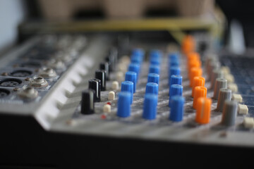 Sound mixer audio mixing console