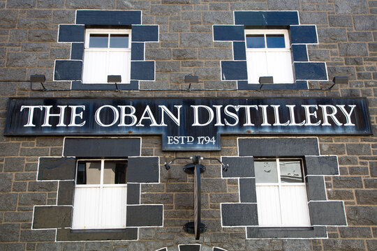 Oban Distillery Sign