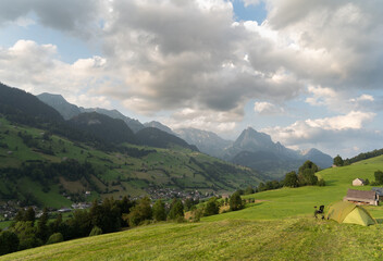Fototapeta na wymiar Alpstein in der Schweiz.
