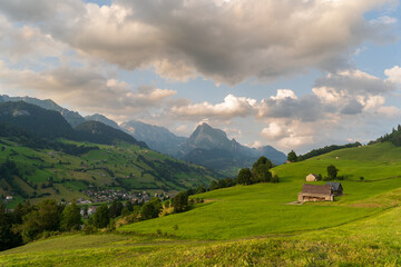Fototapeta na wymiar Alpstein in der Schweiz.