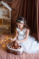 children's room. nursery decor in scandinavian style