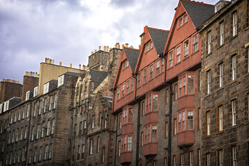 Edinburgh gothic architecture detail, Scotland