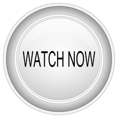Watch now Button on white background - illustration