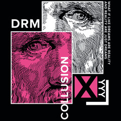 hand drawn face with slogan Vector design for t-shirt graphics, banner, fashion prints, slogan tees, stickers, flyer, posters and other creative uses	
