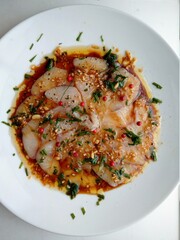 fish with vegetables
