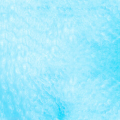 Blue transparent water surface in the swimming pool. Horizontal pool background. Aerial, drone view. Square size