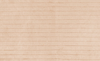 Fototapeta premium Old beige paper sheet in line background
