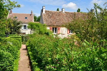 Fototapeta na wymiar Wy dit joli village; France - may 24 2019 : the small village